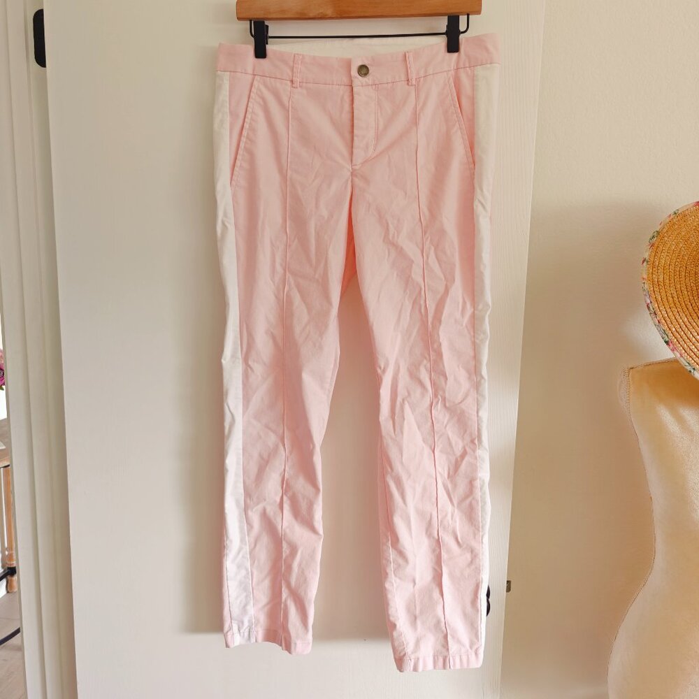 Bogner Women's Eddi Pink & White Golf Active Stretch Pants Sz. Long 8 L8